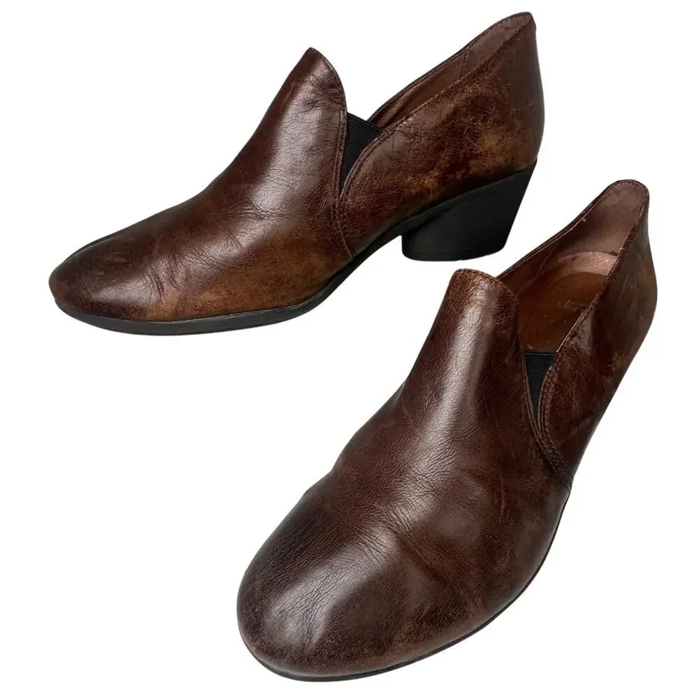 Dansko Robin Brown Leather Pumps Women Sz 42 US Sz 11 Career Minimalist Comfort - Picture 4 of 16